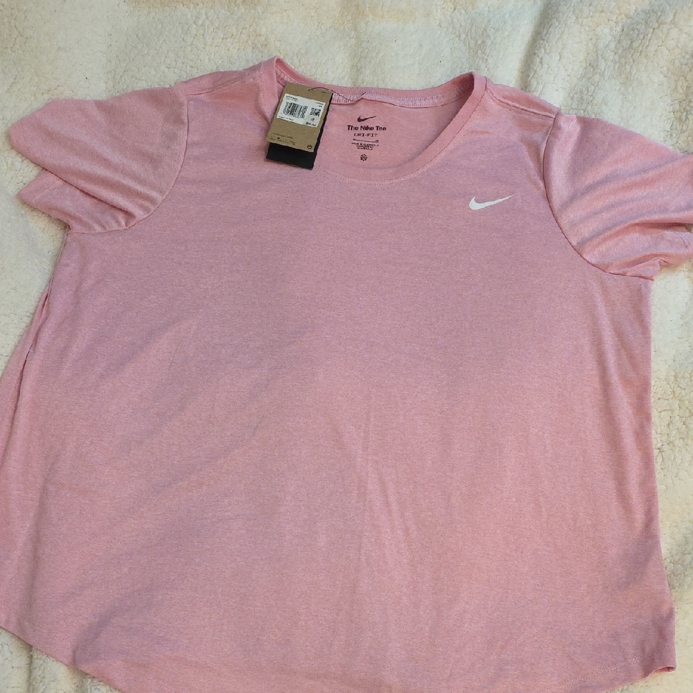 Nike Women's Light Pink Short Sleeve Tee